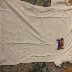 Comfort Colors Red and White Short Sleeve Tee